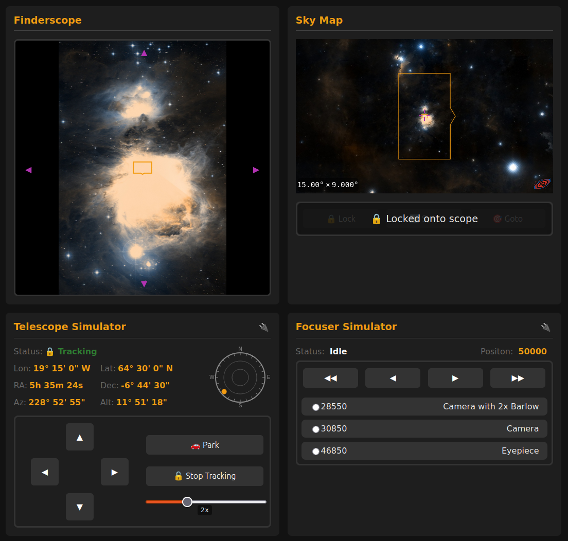 AstroConsole Desktop Screenshot